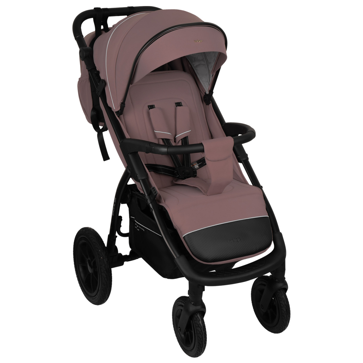 Коляска прогулочная Indigo EPICA XL AIR с сумкой розовый