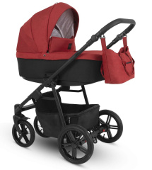Коляска Camarelo Picco 2 в 1 красный меланж